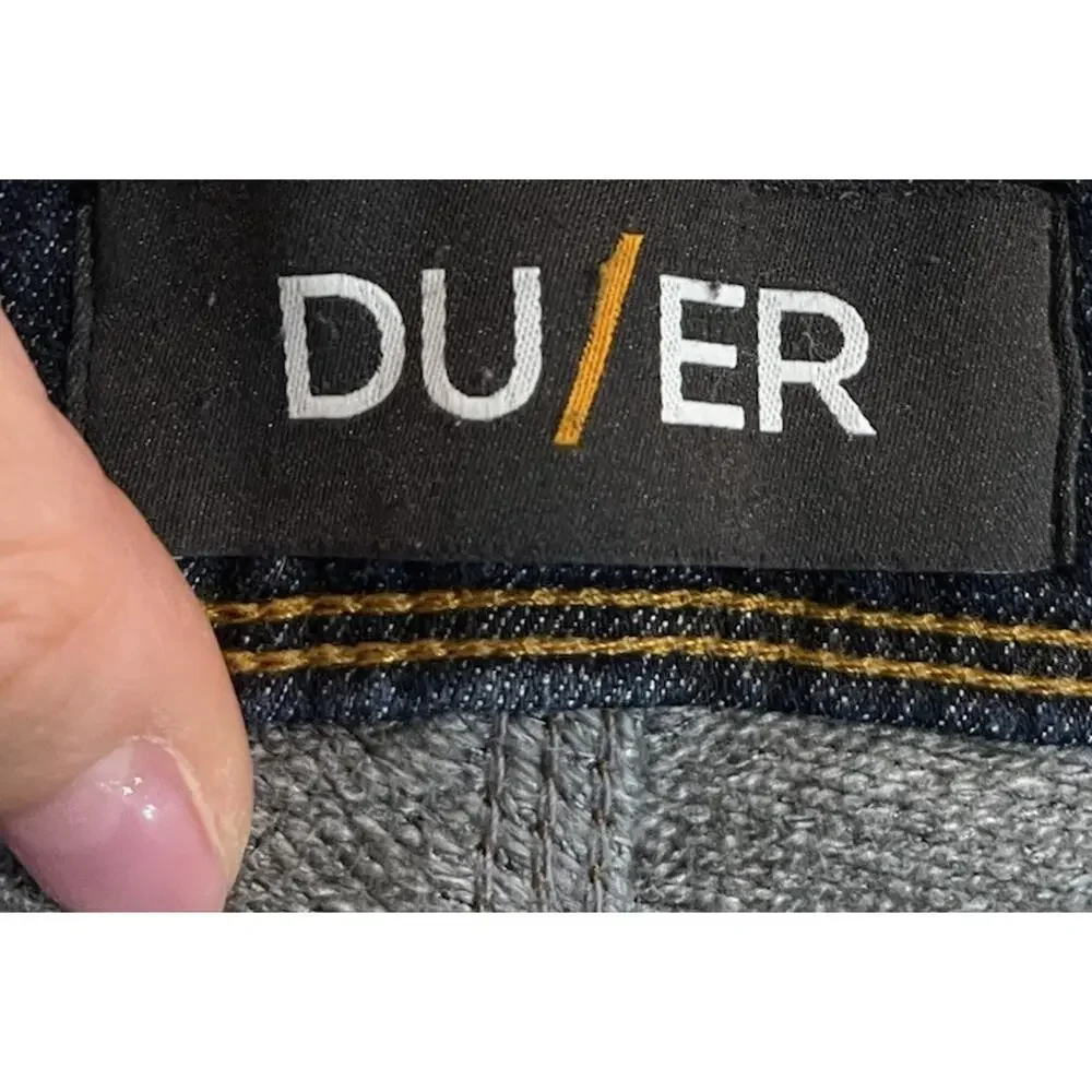 Du/er Blue Stay Dry Fireside Denim L2X Relaxed Taper Men's‎ Jeans Size 40 x 30